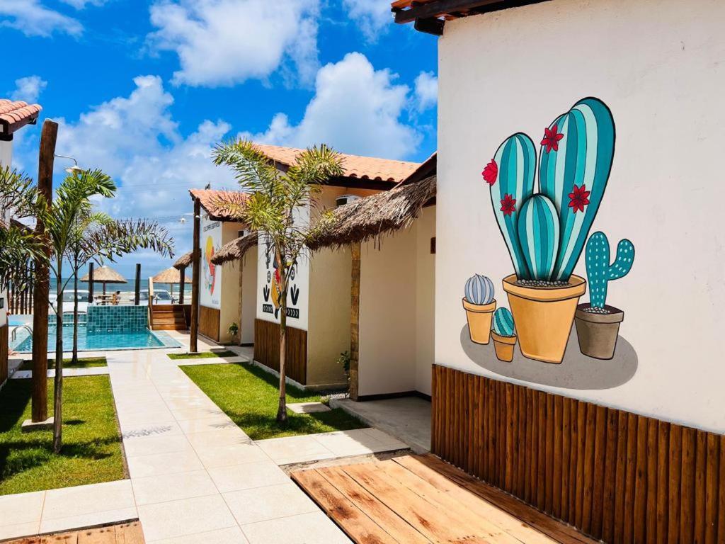 Flats Villas Litoral Sul - Praia Pontal Do Peba - Piacabucu - Al 外观 照片